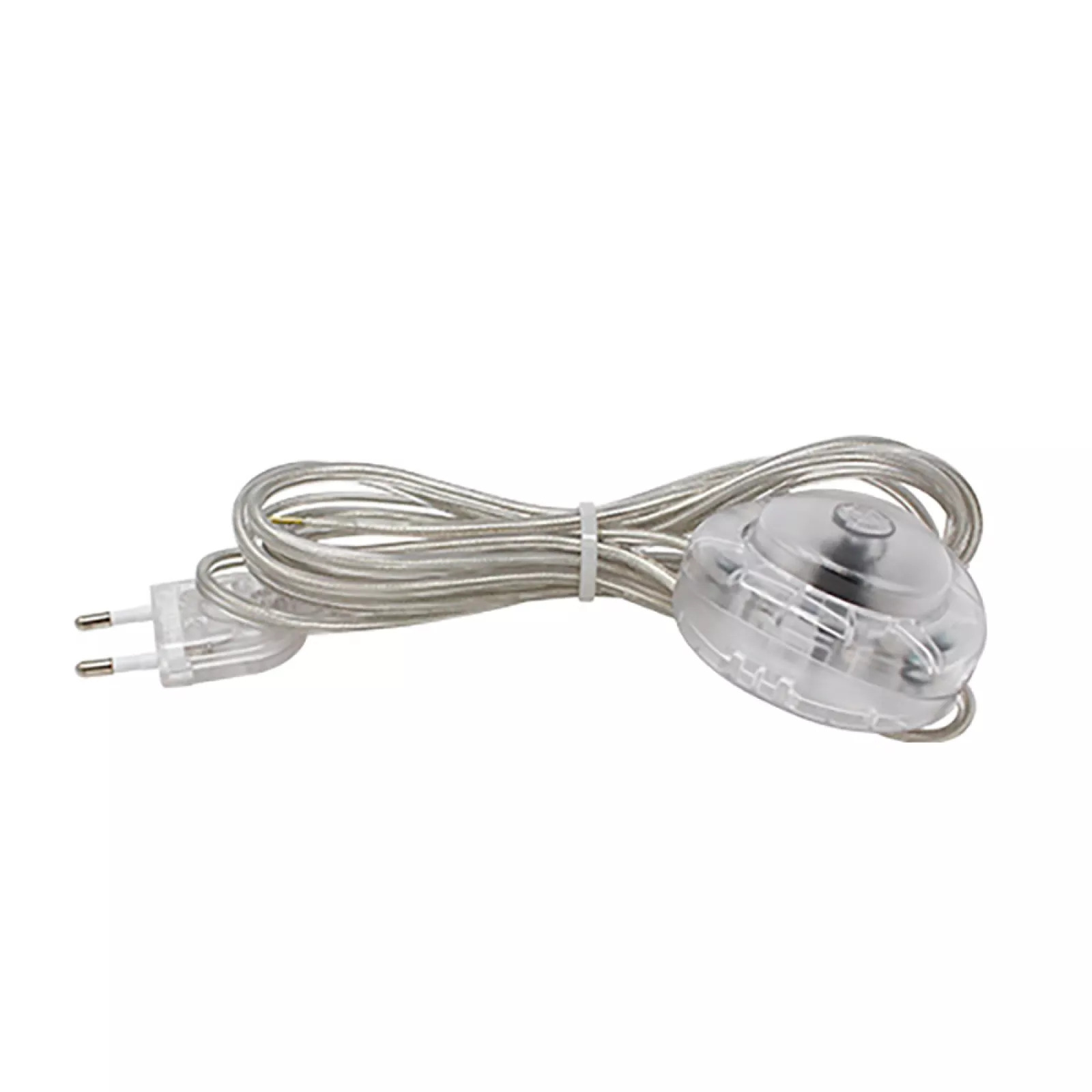 INTERRUTOR DE PÉ COM CABO 3M 2.5A TRANSPARENTE