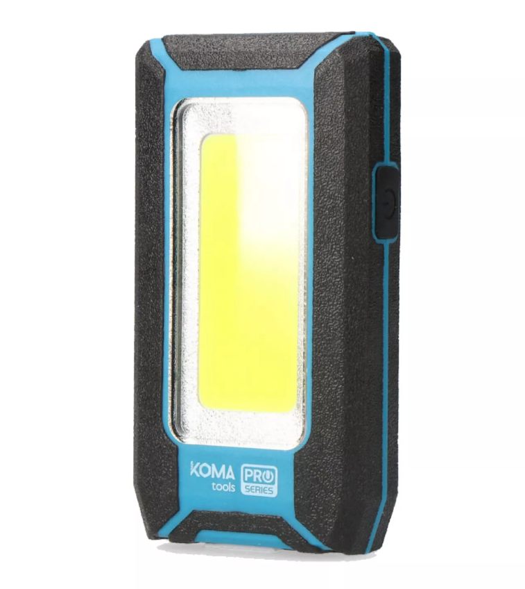 LANTERNA LED 10 W RECARREGÁVEL, COM GANCHO + ÍMAN FUNÇÃO POWER BANK