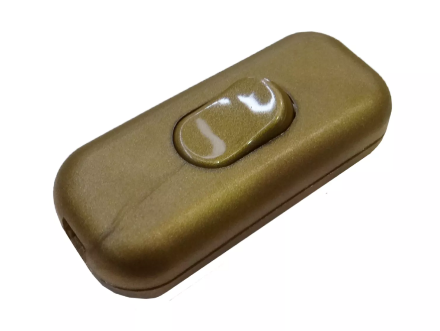 INTERRUPTOR UNIPOLAR 2A DOURADO