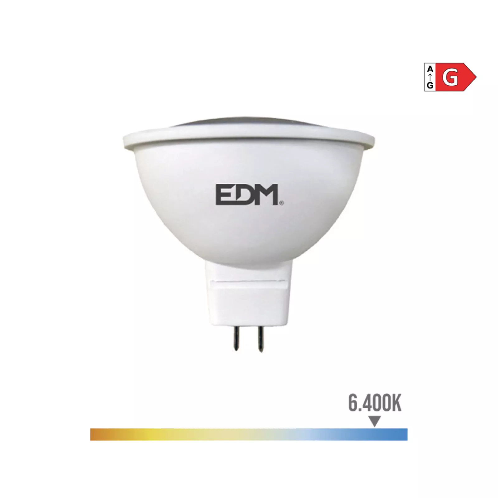 LÂMPADA LED MR16 5W 12V 6400K