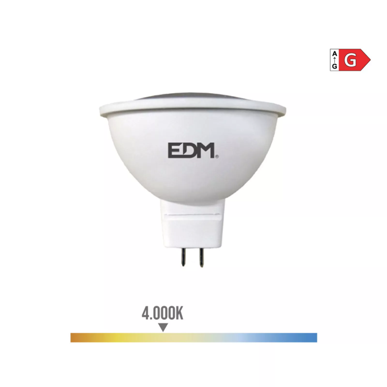 LÂMPADA LED MR16 5W 12V 4000K