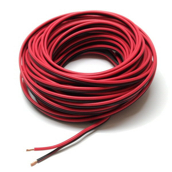 FIO COLUNA 2x0.75 VERMELHO/PRETO (Metro)