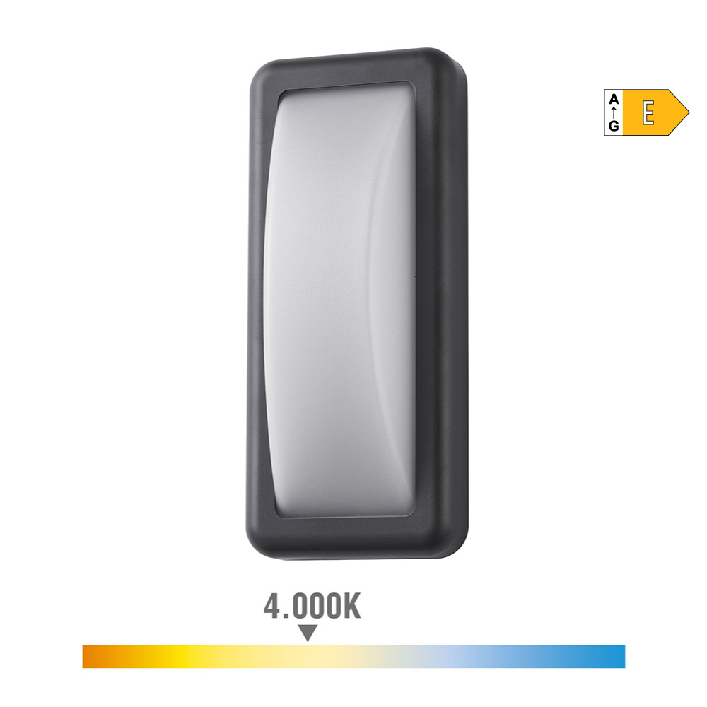 LUMINÁRIA LED DE PAREDE RETANGULAR 6W 450 lm 4000K
